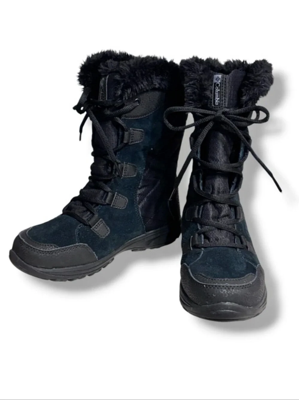 COLUMBIA Black Ice Maiden II Waterproof Insulated Winter Boots Size 5
